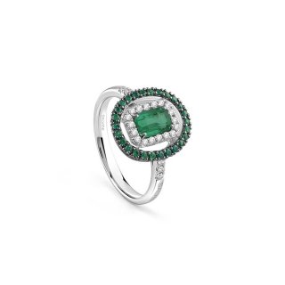Salvini - Anello Classico - Oro Bianco - Diamante