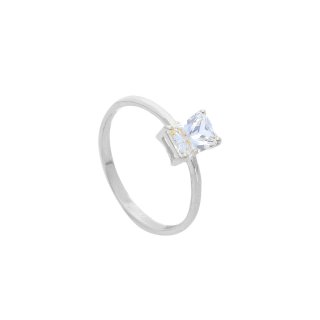 Songa Antonio - Anello - Oro Bianco - Zirconia