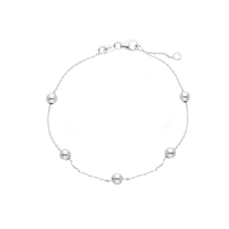 Songa Antonio - Bracciale Pallinato - Oro Bianco