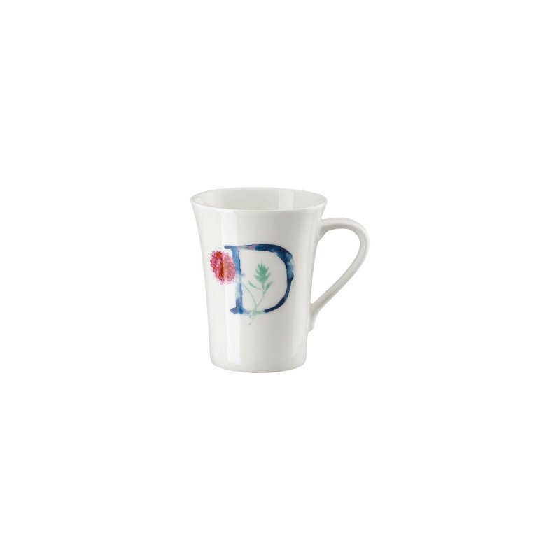 Hutschenreuther - Flower Alphabet Mug - Bone China