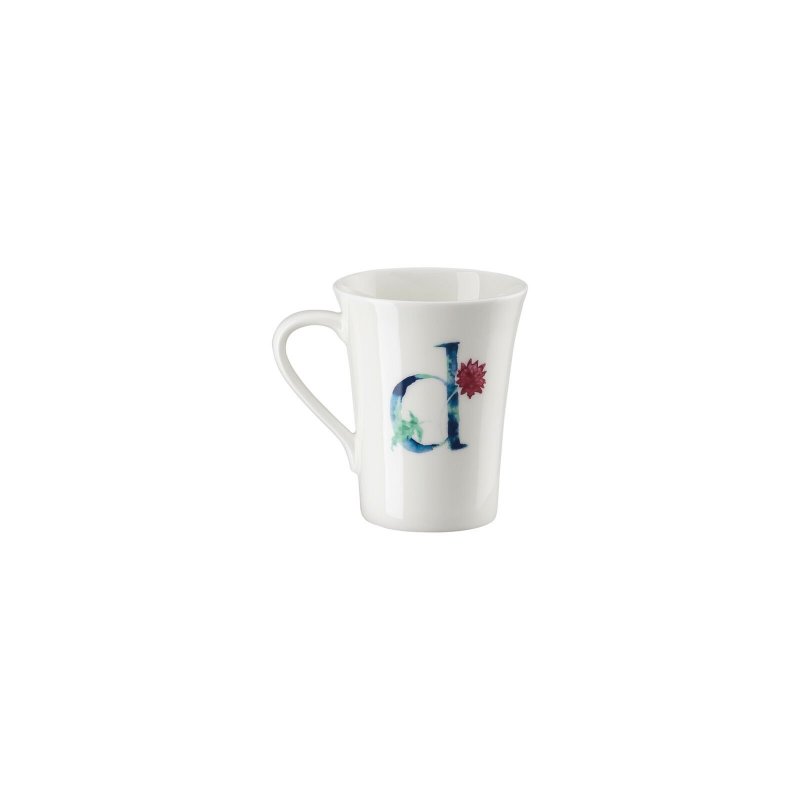 Hutschenreuther - Flower Alphabet Mug - Bone China