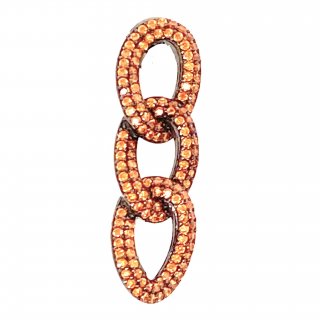 Myj - Orecchino Groumette - Argento 925 - Zirconi