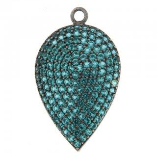 Myj - Pendente Goccia Big - Argento 925 - Zirconi