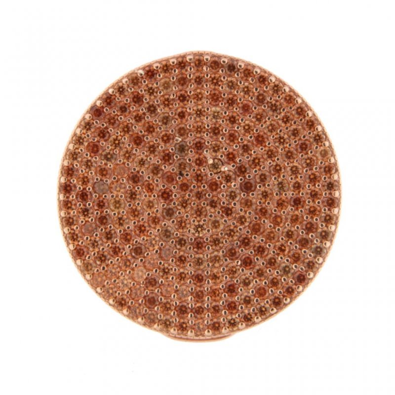 Myj - Orecchino Bottone - Argento - Zirconi