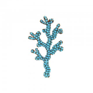 Myj - Pendente Corallo Small - Argento 925 - Zirconi