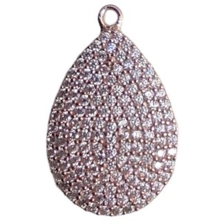 Myj - Pendente Goccina - Argento 925 - Zirconi
