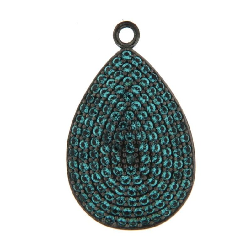 Myj - Pendente Goccina - Argento 925 - Zirconi
