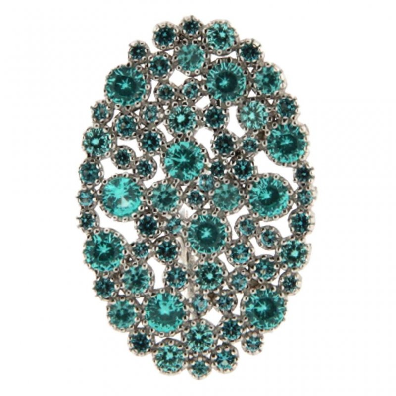 Myj - Orecchino Pavè - Argento 925 - Zirconi