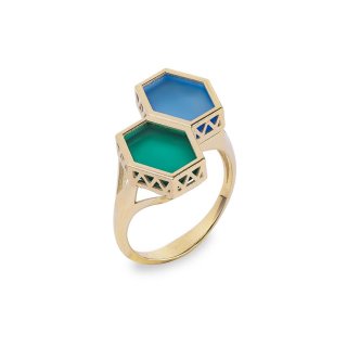 Gerardo Sacco - Anello Oro - Calcedonio