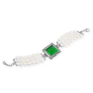 Gerardo Sacco - Bracciale Argento - Perle Bianche