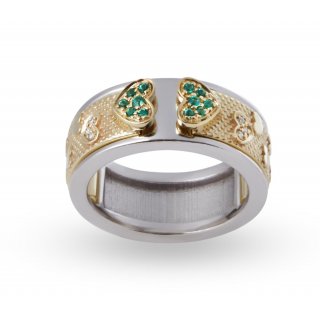 Gerardo Sacco - Anello Scrigno - Oro 375/000 - Argento 925/000