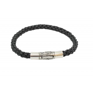 Gerardo Sacco - Bracciale In Cuoio - Argento 925
