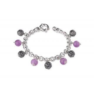 Bracciale Pietre Ed Elementi In Arg.925/000 - Gerardo Sacco