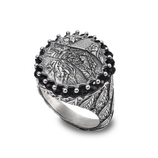 Gerardo Sacco - Anello Argento - Spinello Nero