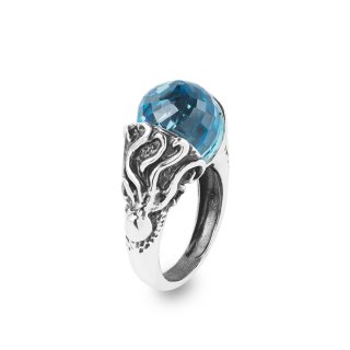 Gerardo Sacco - Anello Argento - Zirconia Sfaccettata