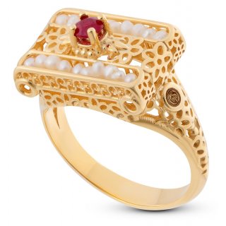 Gerardo Sacco - Anello Capitello - Oro 375/000