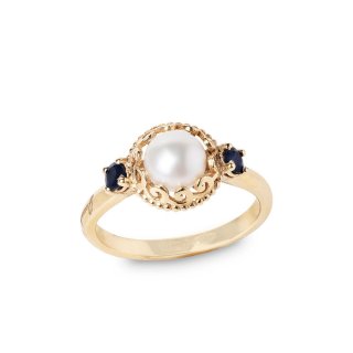 Gerardo Sacco - Anello Oro 375 - Perla E Pietre
