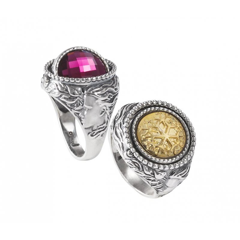 Gerardo Sacco - Anello Arg.925/000 - Cristallo Sfaccettato