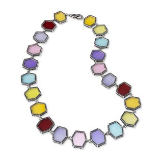 Collana In Argento 925/000 Con Pietre - Gerardo Sacco