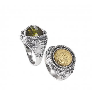 Gerardo Sacco - Anello Argento 925 - Cristallo Sfaccettato