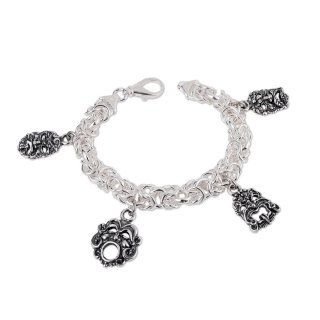 Gerardo Sacco - Bracciale Maschere - Argento 925
