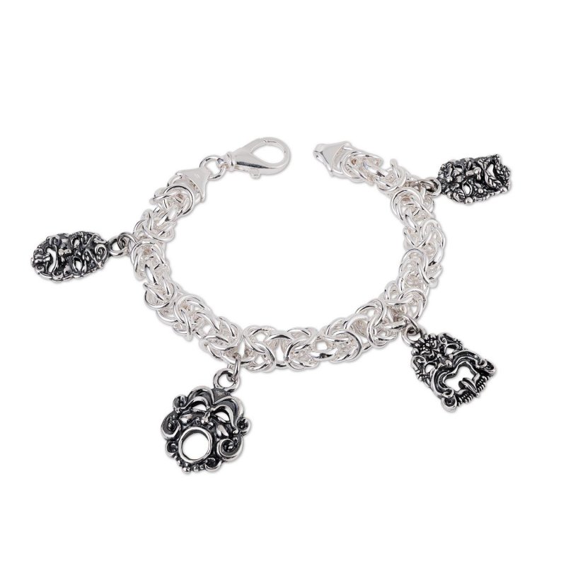 Gerardo Sacco - Bracciale Maschere - Argento 925