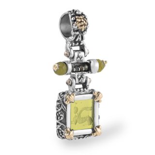 Gerardo Sacco - Pendente Quadrato - Argento 925 - Oro