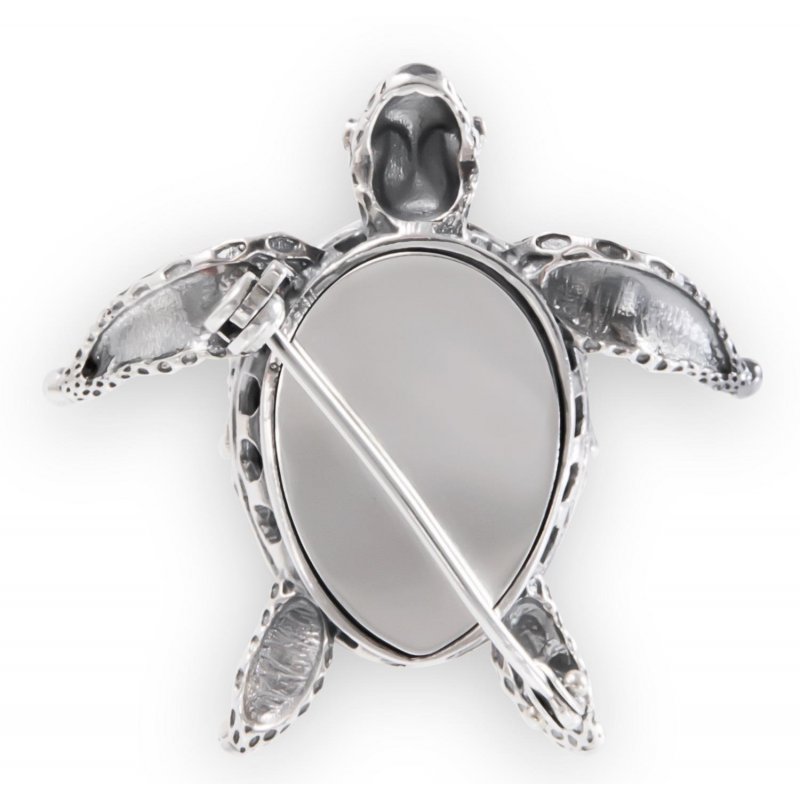 Gerardo Sacco - Spilla Caretta - Argento 925 - Triplete