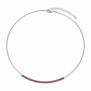 Pesavento - Collana Polvere - Argento Rodio - Rosa