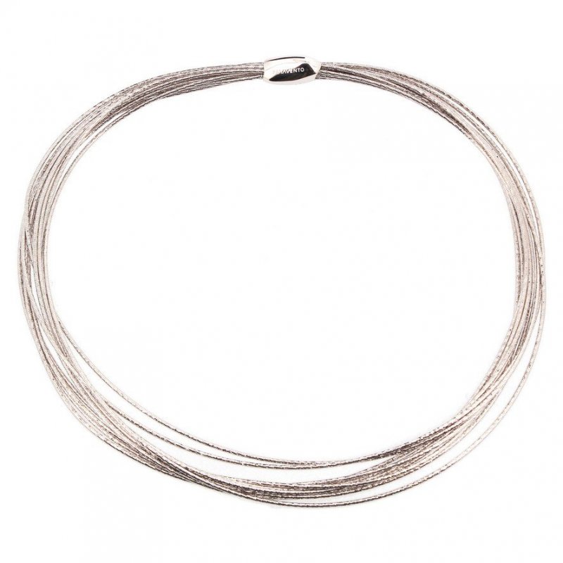 Pesavento - Collana Dna Spring - Argento Rodio