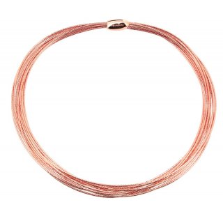 Pesavento - Collana Dna Spring - Argento Rosa