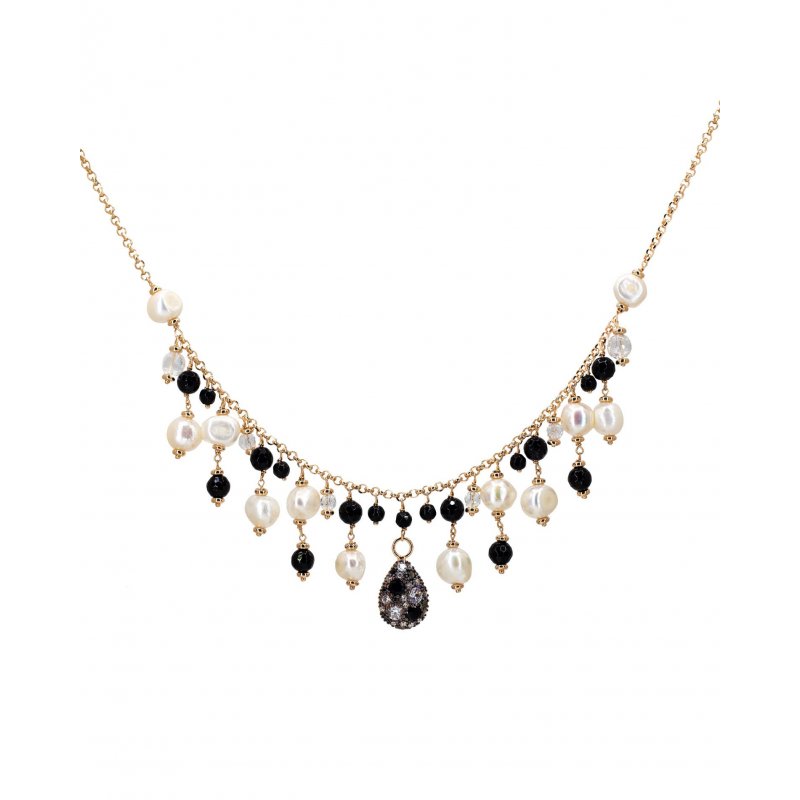 Alisei Milano - Collana Perle - Argento 925 - Zirconi