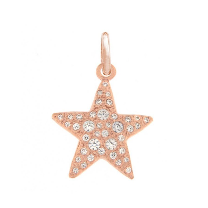 Alisei Milano - Pendente Stella - Argento 925 - Zirconi