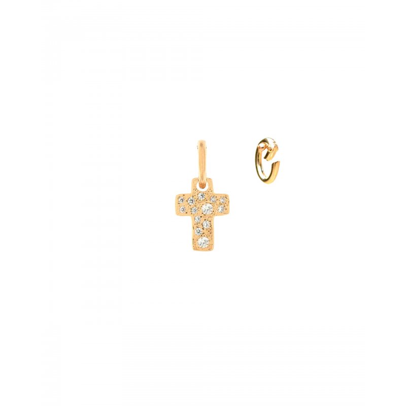 Alisei Milano - Pendente Croce - Argento 925 - Zirconi