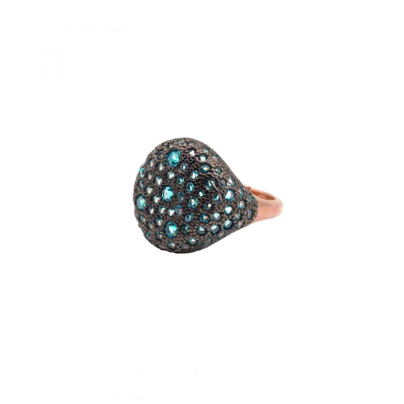 Alisei Milano - Anello Pavè Scudo - Argento