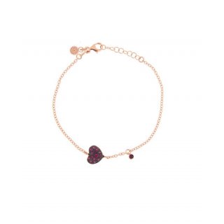Alisei Milano - Bracciale Cuore - Argento - Zirconi