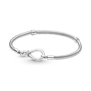 Pandora Moments Infinity Knot Snake Chain Bracelet