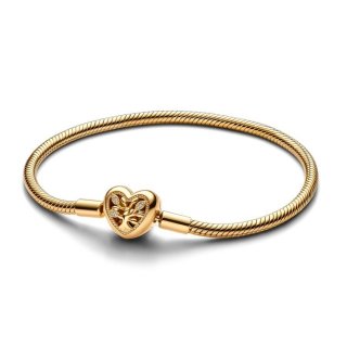 Bracciale Moments con Chiusura a Cuore Albero della Famiglia