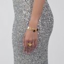 Bracciale Con Medagliette Dorato