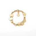 Bracciale Con Medagliette Dorato
