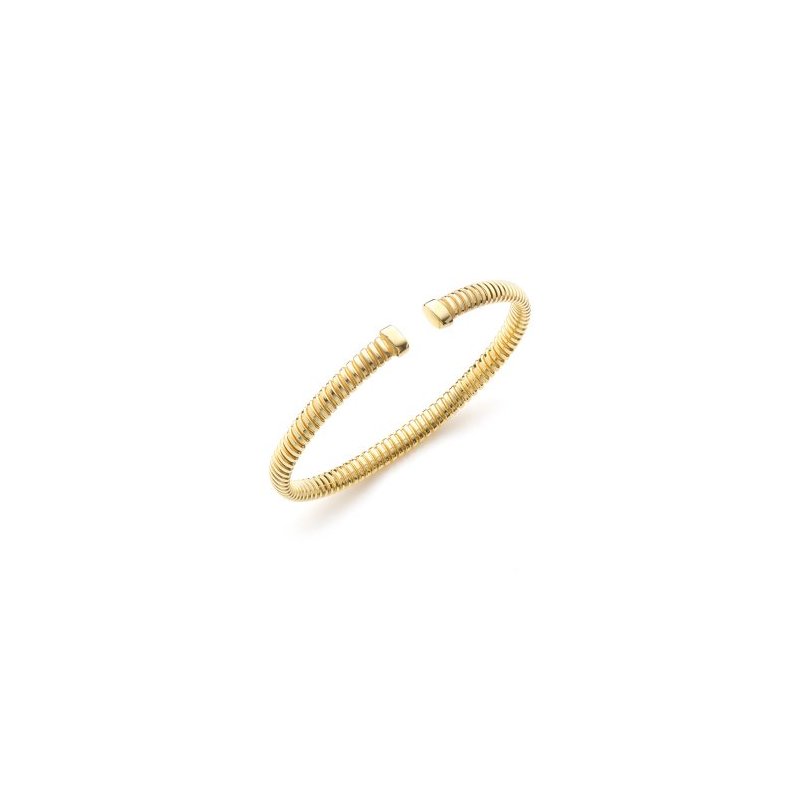 Bracciale Tubogas In Argento Dorato