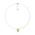 Collana In Argento Bicolore Con Zirconi