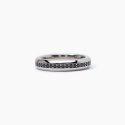 Mabina - Anello Pavè Nero - Argento 925 - Zirconi