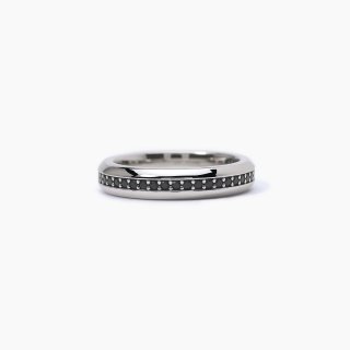 Mabina - Anello Pavè Nero - Argento 925 - Zirconi