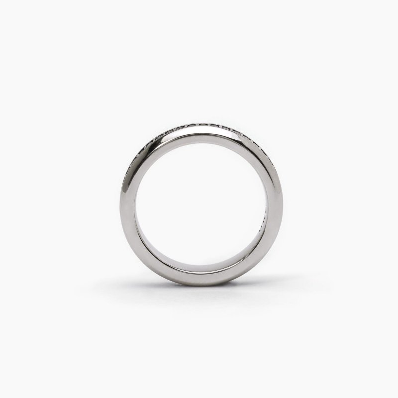 Mabina - Anello Pavè Nero - Argento 925 - Zirconi