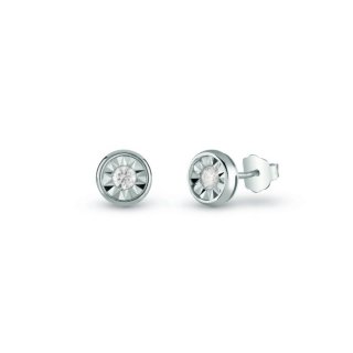 Bliss - Orecchini Bl Rugiada - Oro Bianco - Diamante