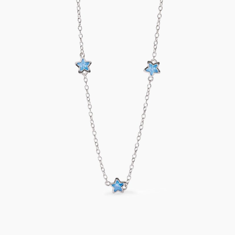 Mabina - Girocollo Stelline - Argento - Zirconi