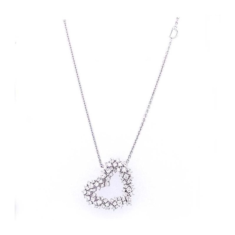 Damiani - Collierino Mimosa - Oro Bianco - Diamante