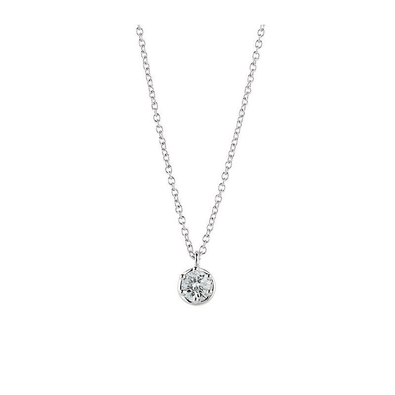 Damiani - Collierino Minou - Oro Bianco - Diamante