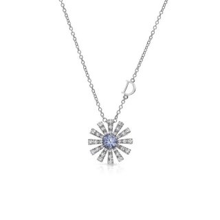 Damiani - Collierino Margherita - Oro Bianco - Acquamarina